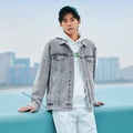 SEMIR Men's Korean Retro Denim Jacket