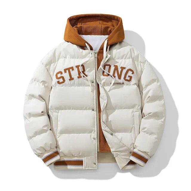 STRONG Men's Streetwear Hooded Parkers Jacket