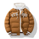 STRONG Chaqueta Parkers con capucha para hombre 