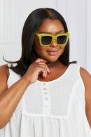 Lunettes de soleil carrées à verres polarisants TAC