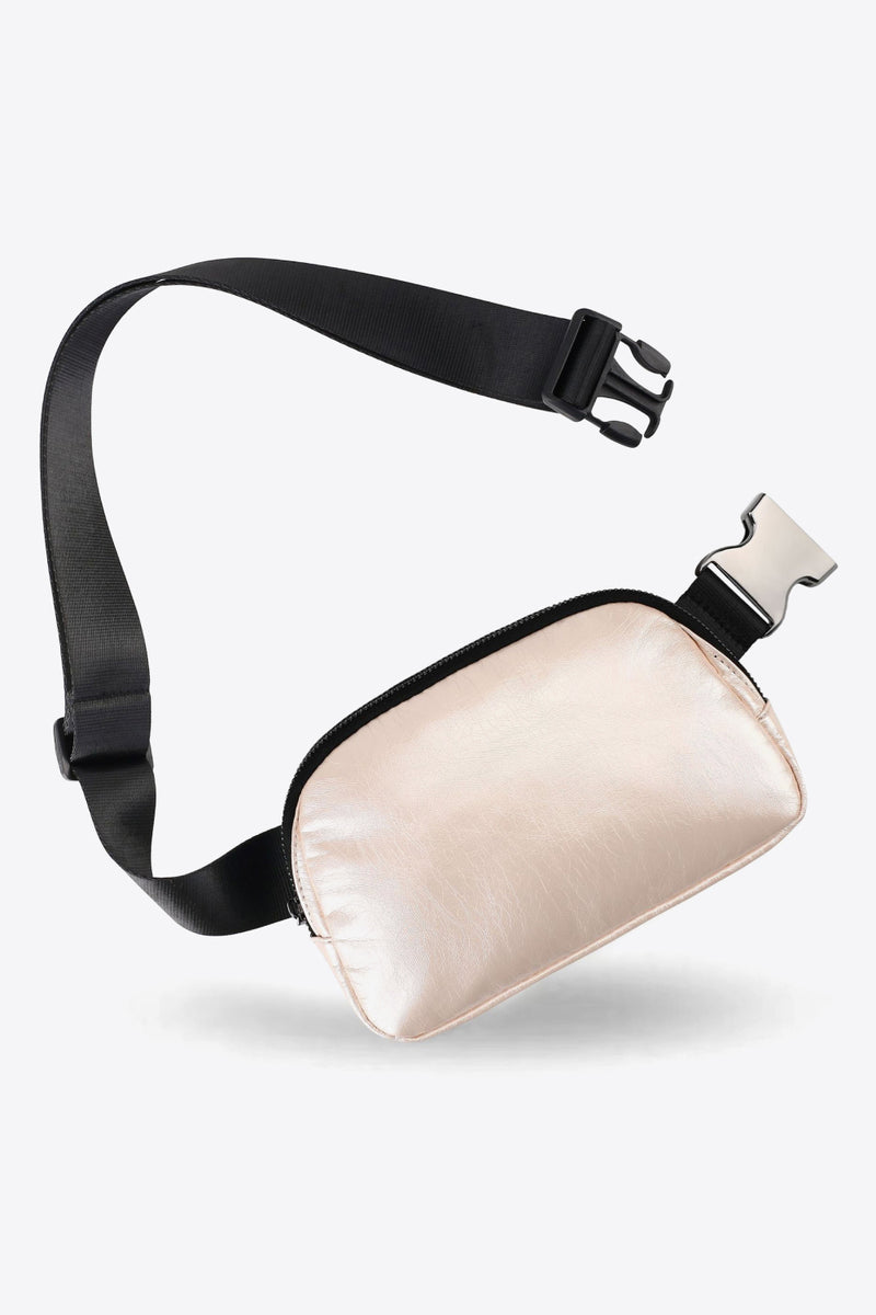 Bolso bandolera con correa ajustable de cuero PU