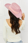 Sombrero de vaquero Fame Western Cutie en rosa