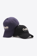 CREATE NEW LIFE Casquette de baseball ajustable en coton