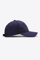 Casquette de baseball unie en coton ajustable