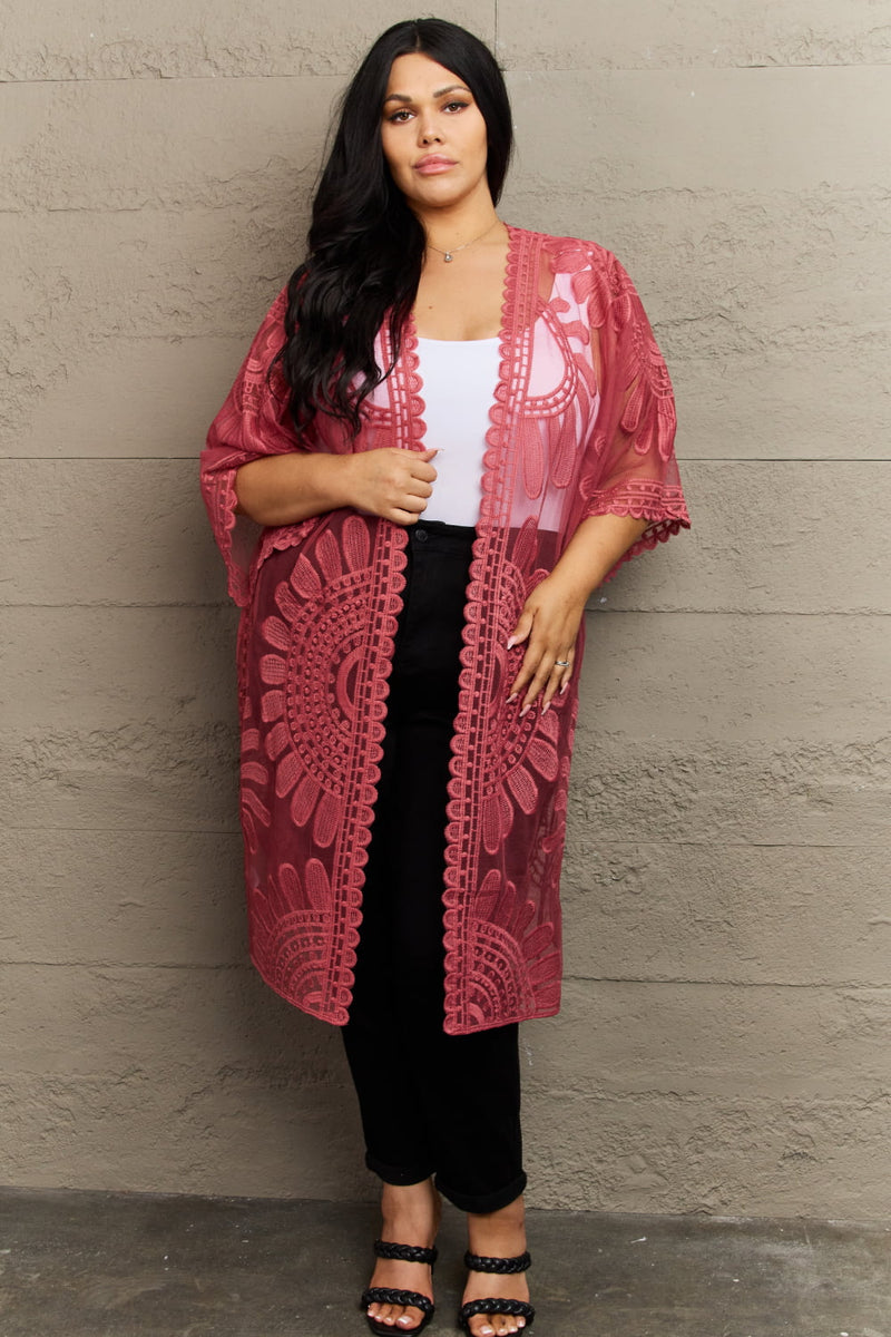 Justin Taylor Legacy Lace Duster Kimono