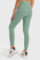 Legging de yoga taille haute longueur cheville