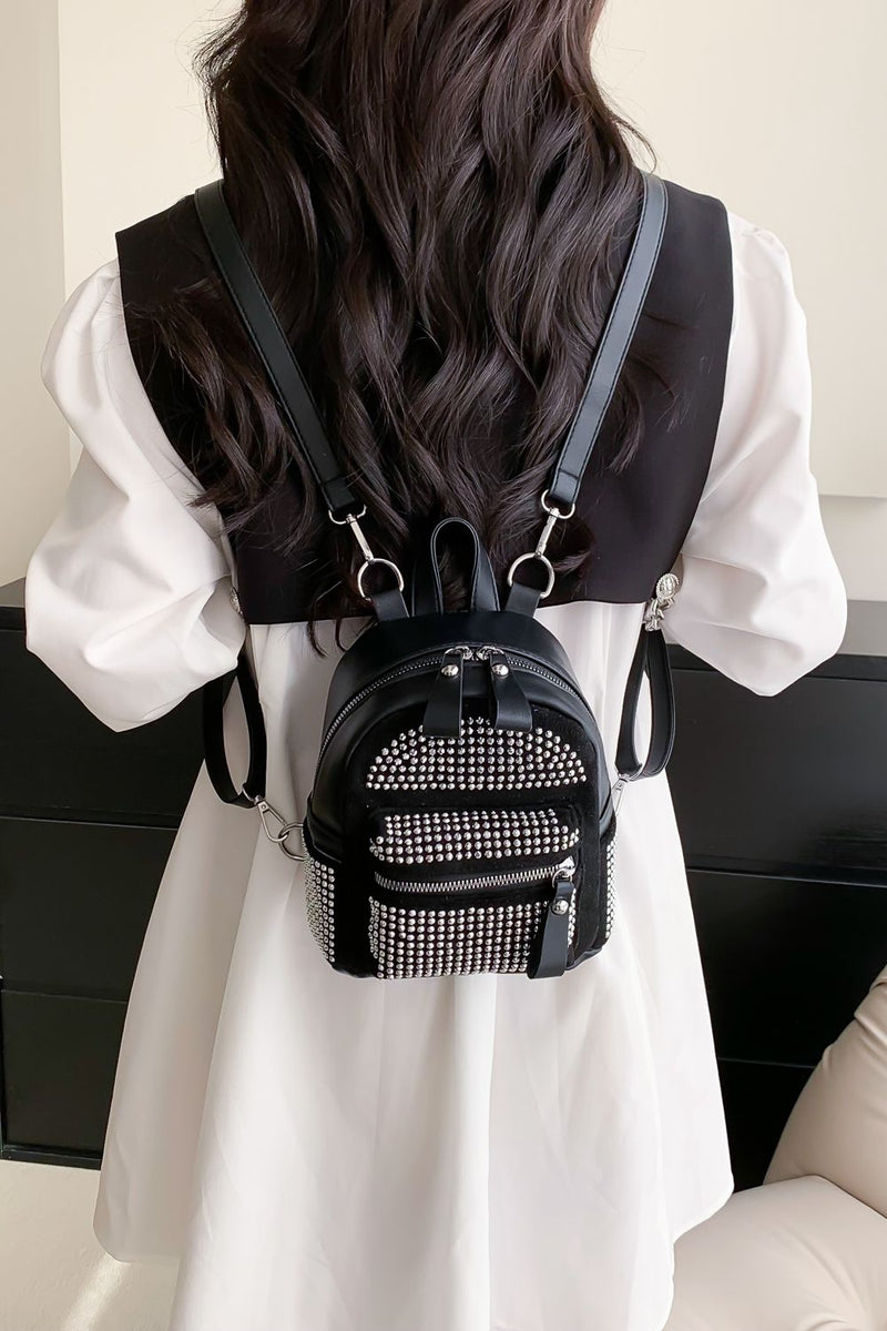 Small PU Leather Backpack