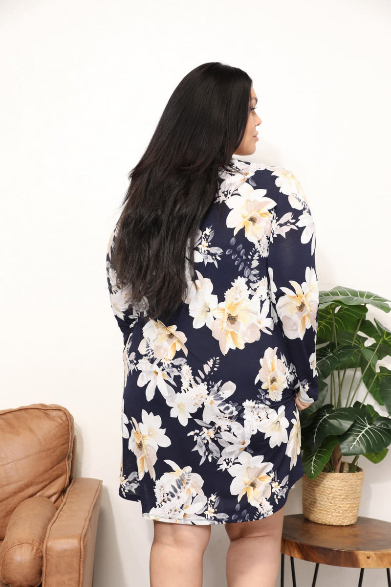 Sew In Love Robe chemise pleine taille à imprimé floral