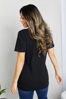 mineB T-shirt tunique graphique pleine taille