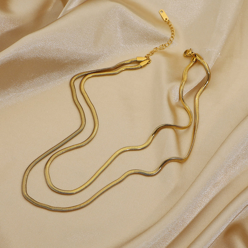 Collar Chapado En Oro 
