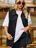 Sleeveless Denim Jacket