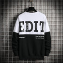 Sweat Harajuku Patchwork Double Couleur OEIN 