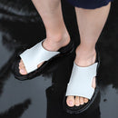 Sandales d'été décontractées en similicuir pour hommes