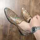 Mocassins plats respirants décontractés vintage pour hommes 