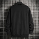 Top de cuello redondo de color sólido de otoño para hombre OEIN