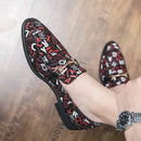 Mocassins plats respirants décontractés vintage pour hommes 