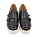 Mocasines Business de piel en punta para hombre