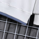 OEIN Sudadera de dos piezas falsa informal para hombre