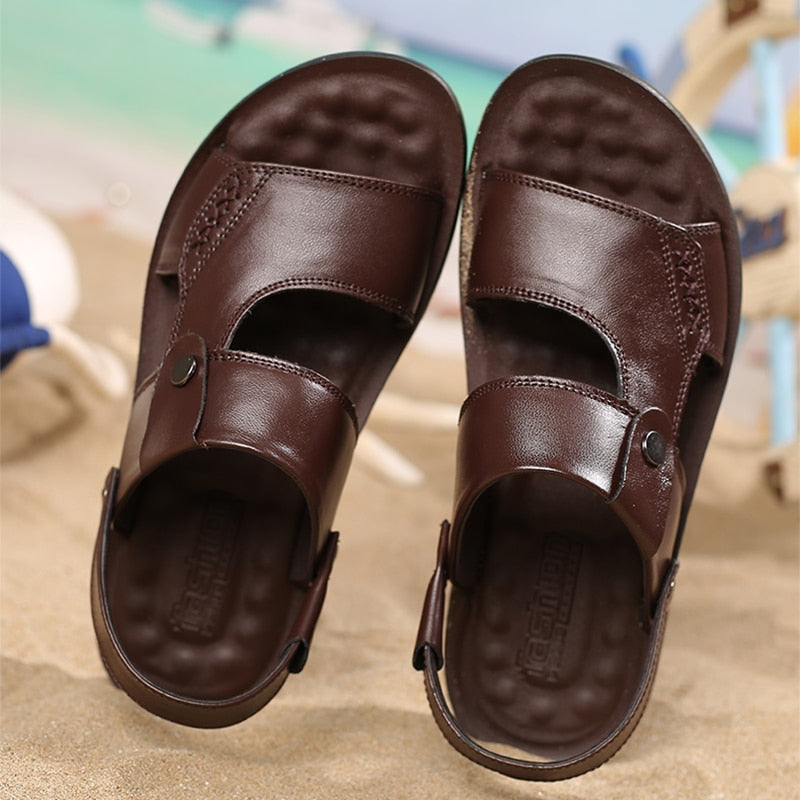 Men's Fashion Genuine Leather Walking Sandals