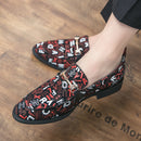 Mocassins plats respirants décontractés vintage pour hommes 