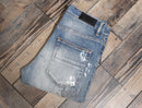 Jean déchiré bleu clair High Street Fashion pour hommes 