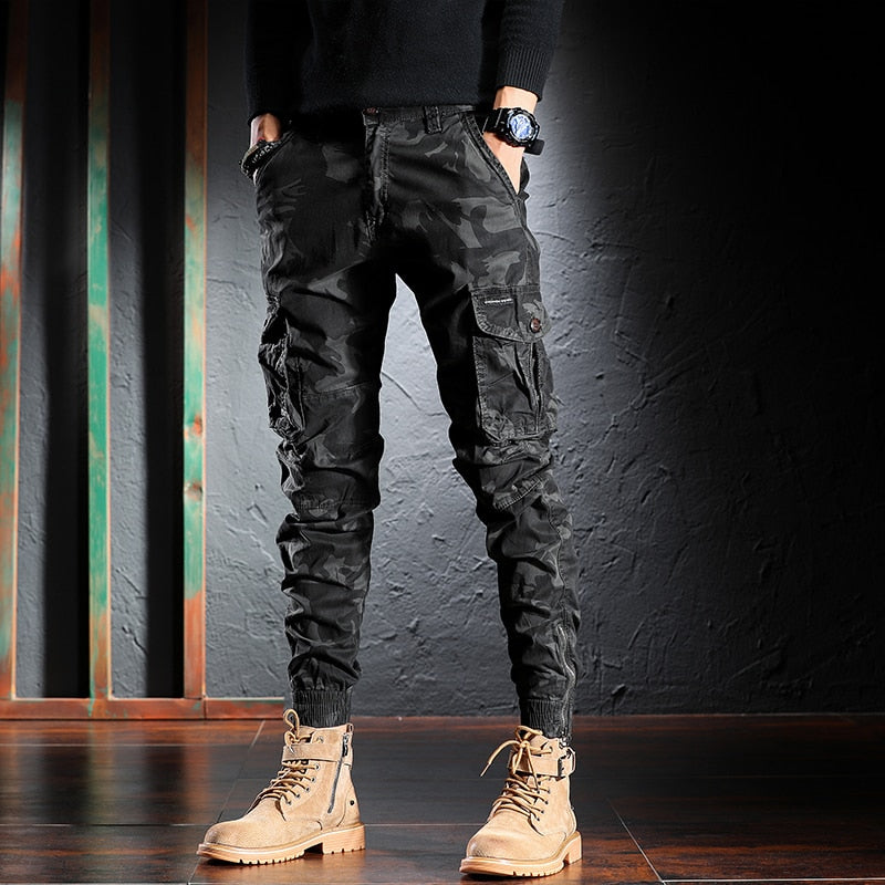 Men's Fashion Streetwear Camouflage Cargo Pants