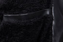 Veste en cuir PU de moto automne-hiver pour hommes 