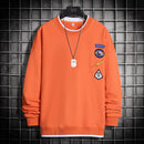 OEIN Sudadera de dos piezas falsa informal para hombre