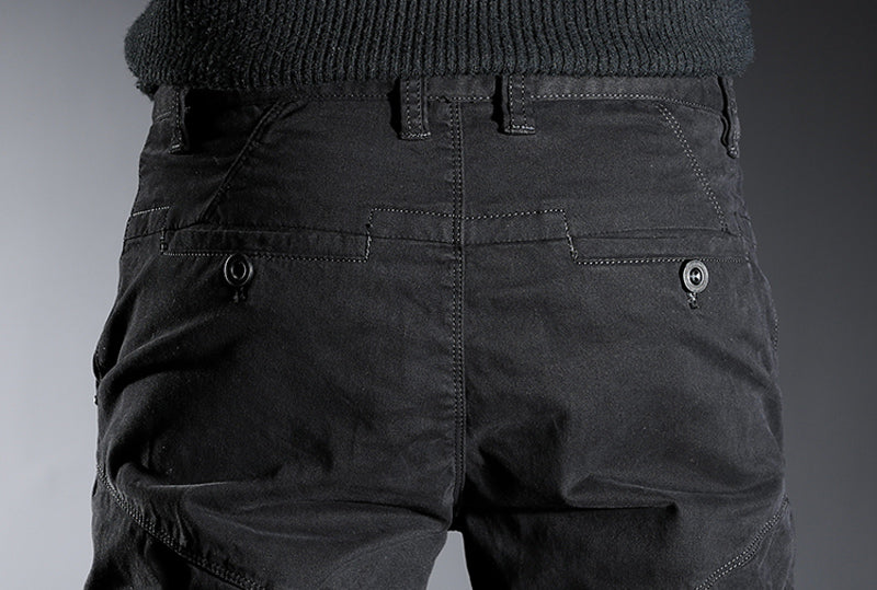 Men's Designer Style Spliced Patchwork Cargo Pants
