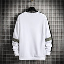 OEIN - Camiseta de manga larga con cuello redondo para hombre