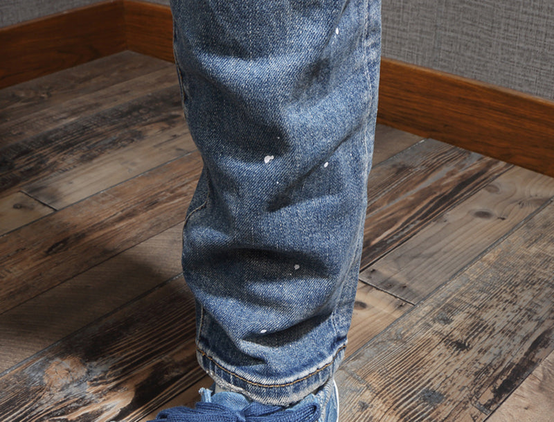 Jeans rasgados azul claro High Street Fashion para hombre