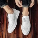 Mocasines planos de piel serraje para hombre