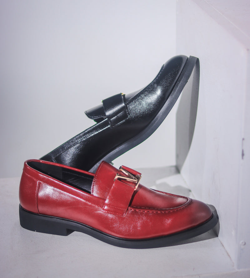 Zapatos italianos vintage de piel sintética para hombre