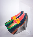 Mocasines formales de piel sintética para hombre