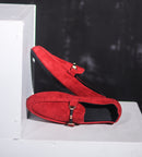 Mocasines de cuero sin cordones de diseñador para hombre