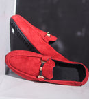 Mocasines de cuero sin cordones de diseñador para hombre