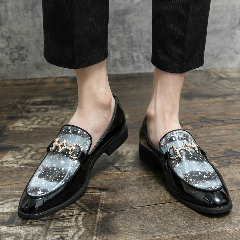 UYO Men's Light Designer Faux Leather Loafers