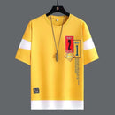 Camisetas Harajuku de manga corta estilo japonés para hombre