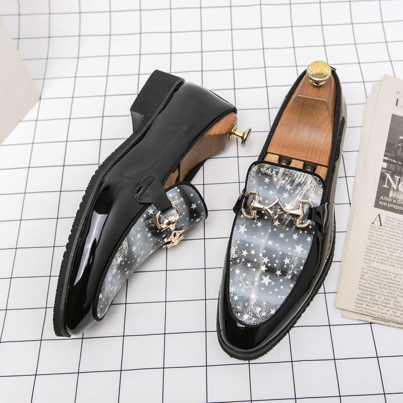 UYO Men's Light Designer Faux Leather Loafers