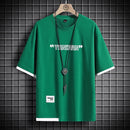 Camiseta holgada de estilo hip hop para hombre