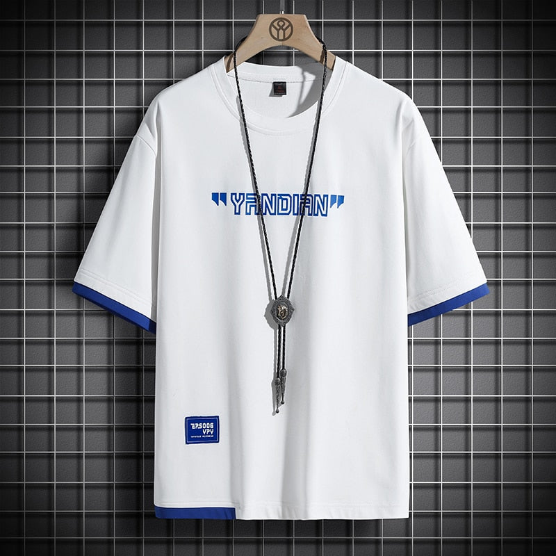 Men's Hip Hop Loose Streetwear T-shirt