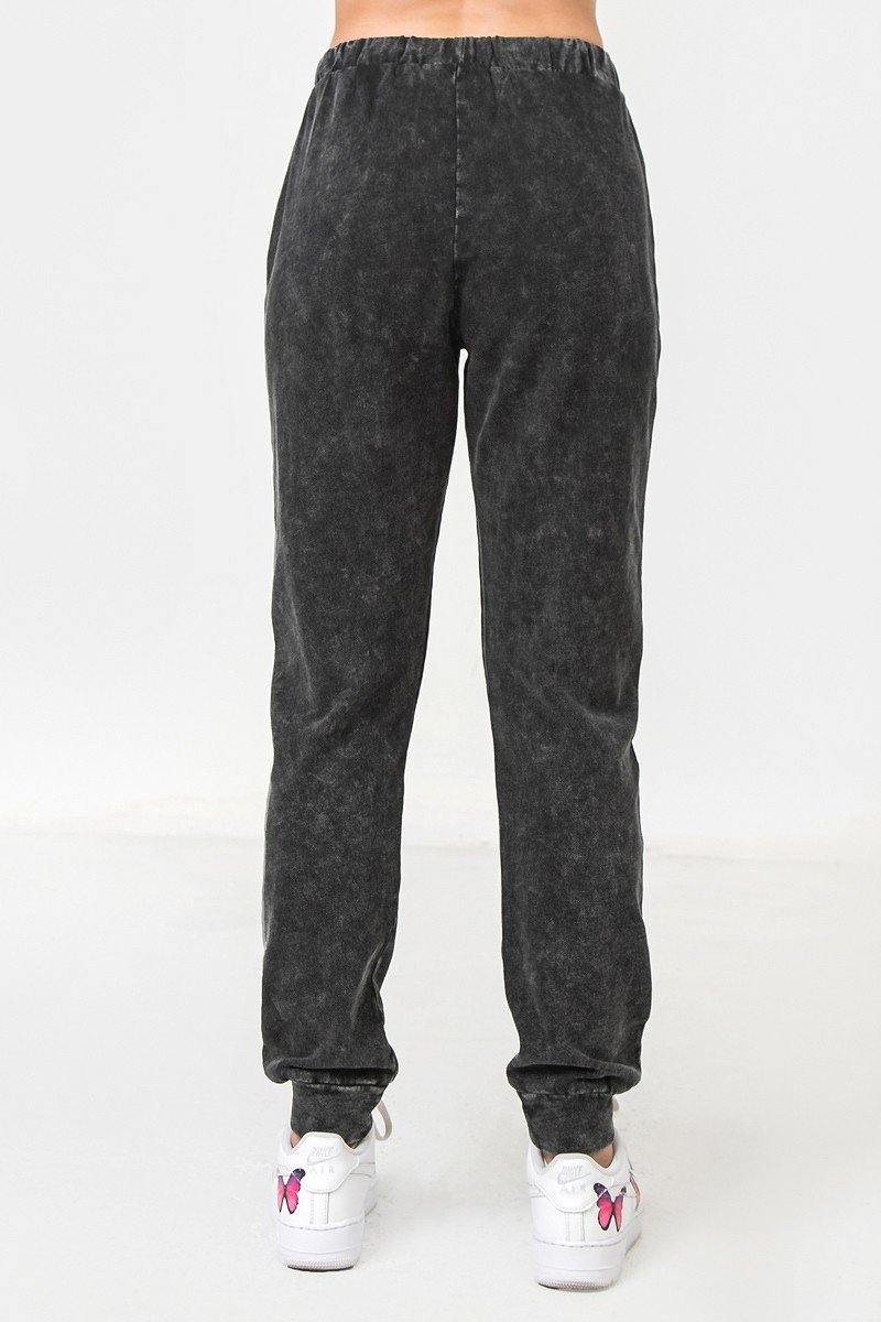 A Mineral Washed Sweatpants - AM APPAREL