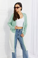 Culture Code Jusqu'à ce que tu viennes - Cardigan plumeau à blocs de couleurs