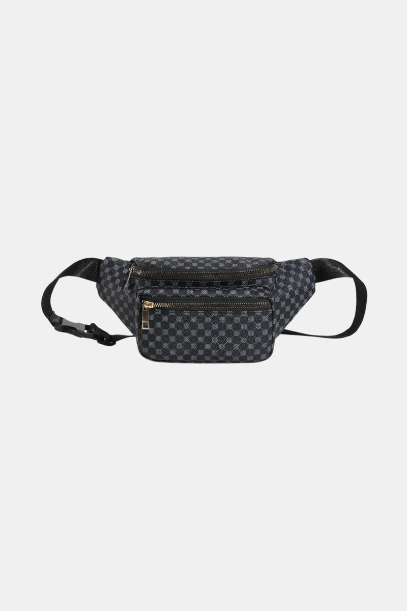 Printed PU Leather Sling Bag