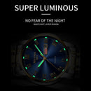 BELUSHI Stainless Steel Waterproof Luminous Watch - AM APPAREL