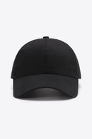 Casquette de baseball unie en coton ajustable