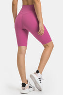 Short de cycliste taille haute avec poches