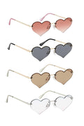 Chic Fashion Heart Sunglasses - AM APPAREL