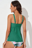 Ensemble de tankini pleine grandeur à bretelles ajustables