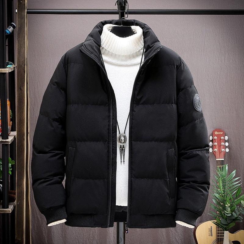 DUO Men's Streetwear Cargo Puffer Jacket - AM APPAREL